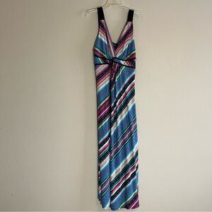 Covington Woman Dress Size 1X Teal, Pink, Purple, Navy, Black, Yellow, Beige